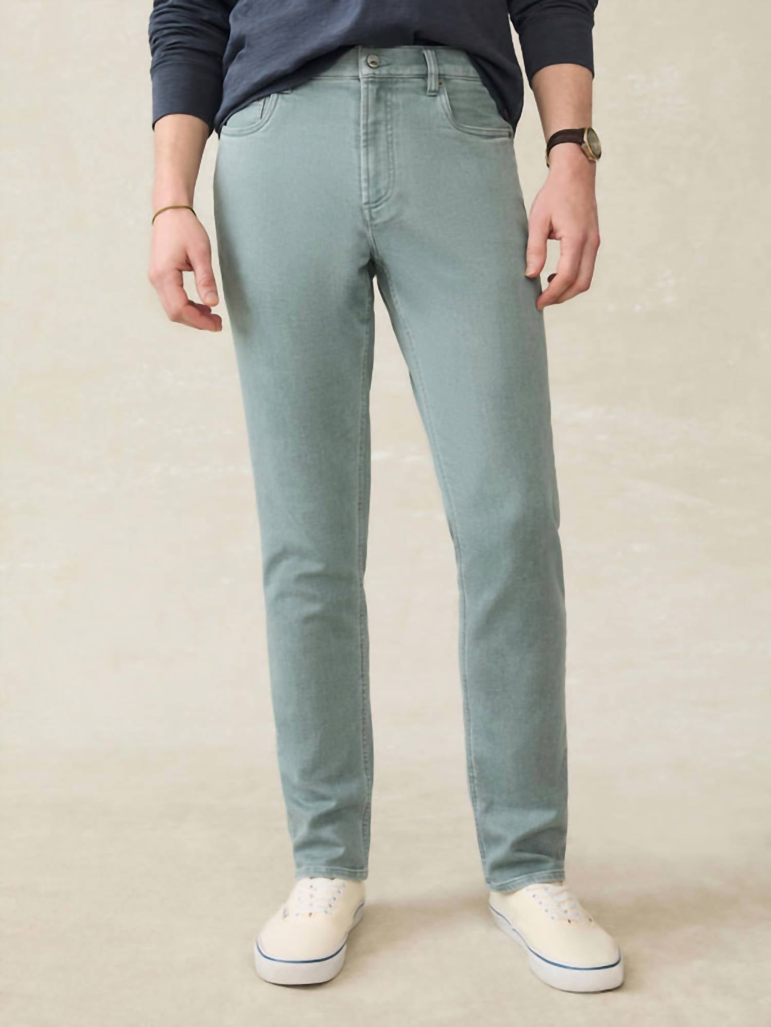 Faherty - Stretch Terry 5 Pocket Pants