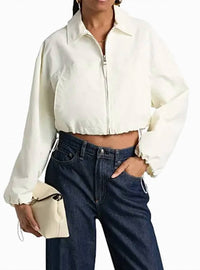 Simkhai - Colsen Drawcord Crop Jacket