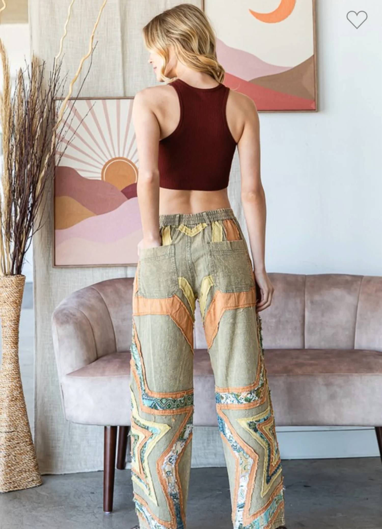 Oli & Hali - Patchwork Star Pants