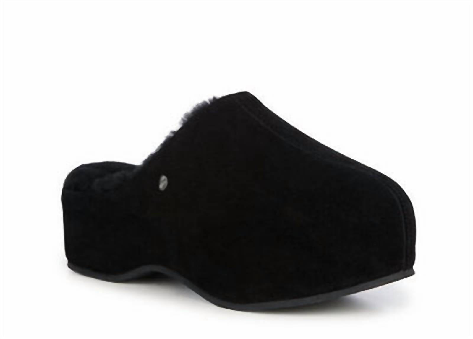 EMU Australia Women's Nahn Slippers in black noir - women's shoe