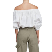 Acacia - Cori Poplin Off-shoulder Top