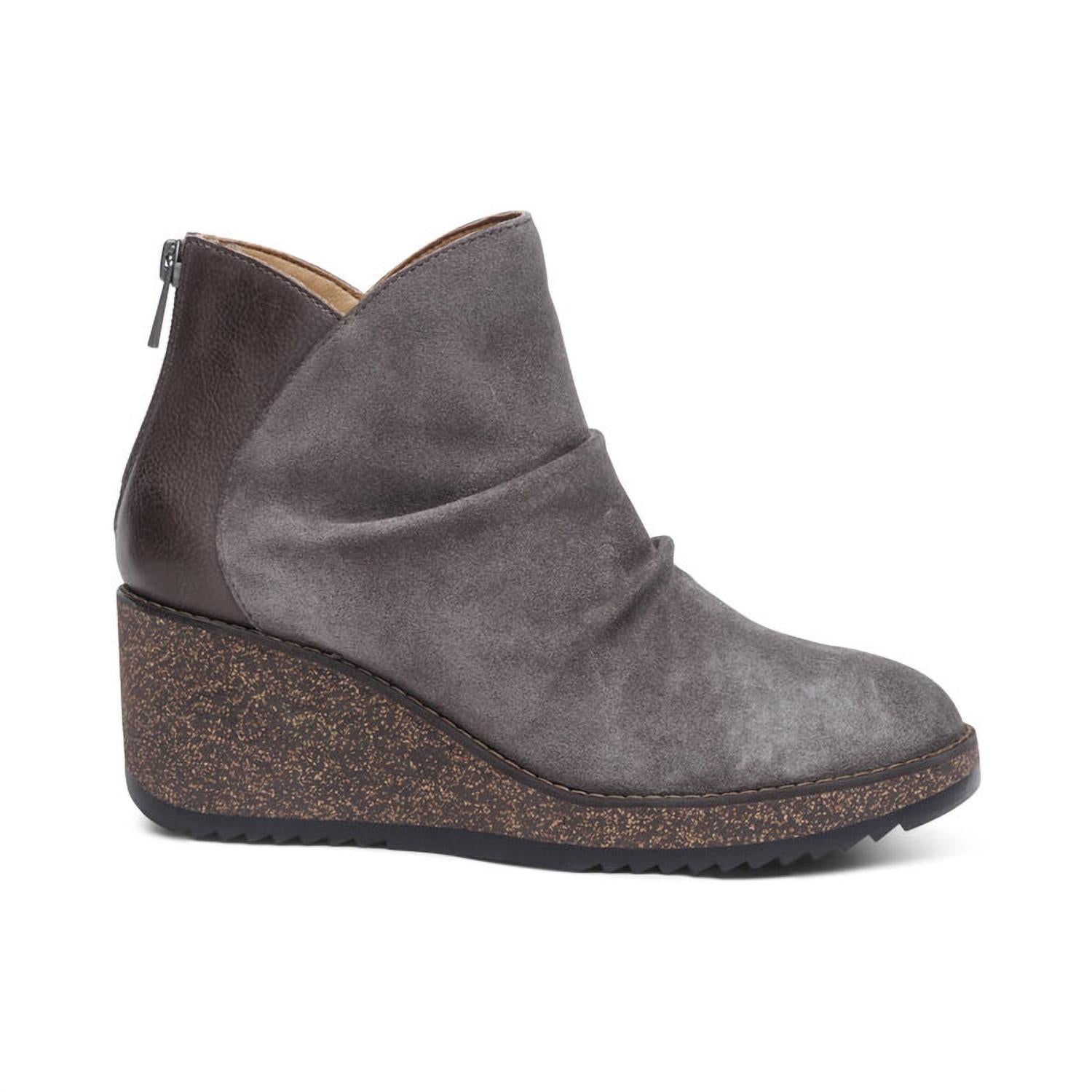 Aetrex - Women's Kara Ruched Wedge Boot