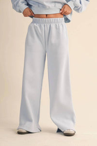 Kimberly C - Fleece Wide Leg Sweatpants