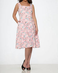 Orchid Bloom - Floral Swing Dress