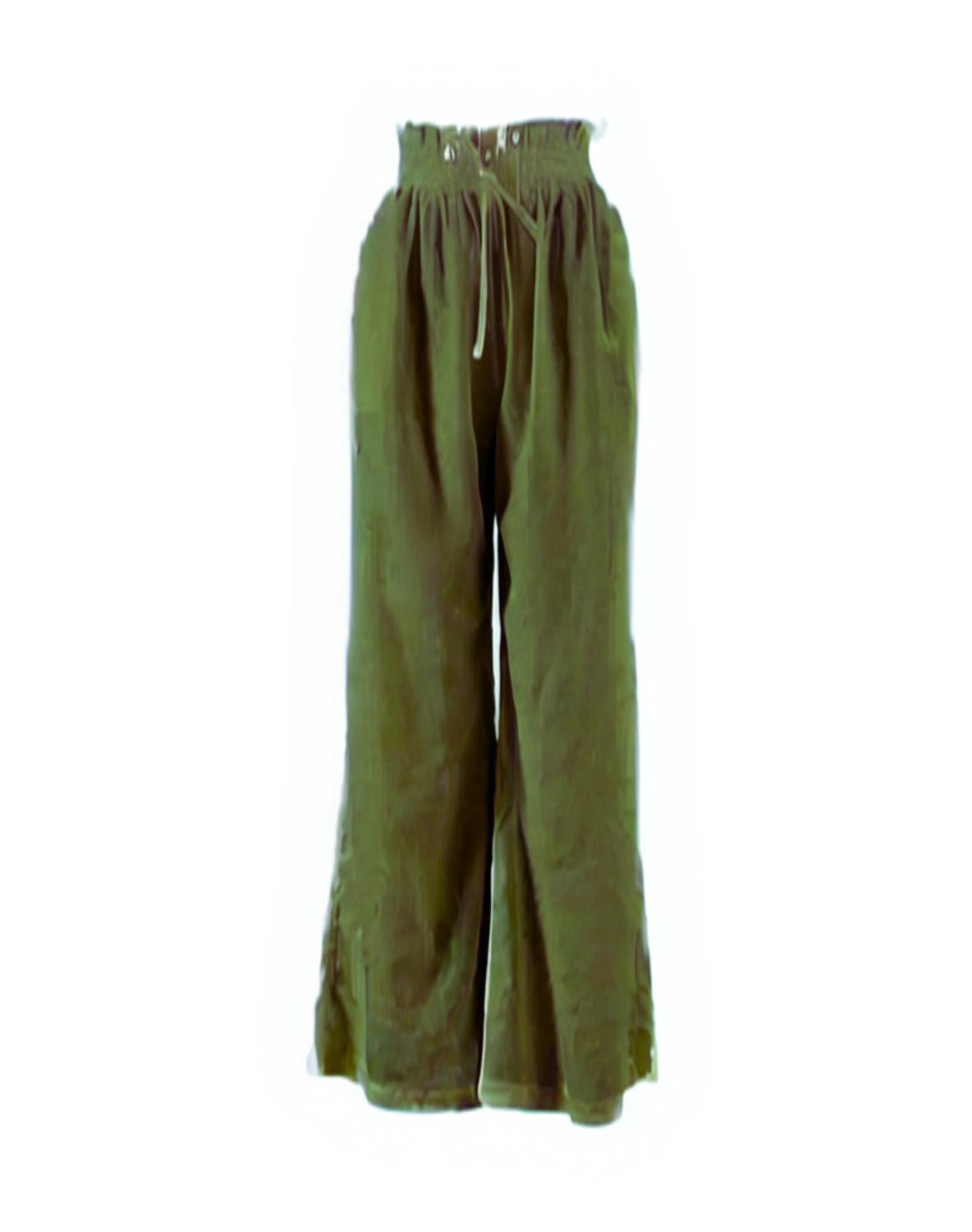 Nary - Women's High Waisted Linen Lounge Pant