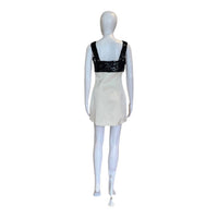 Endless Rose - Mixed Media Bow Mini Dress