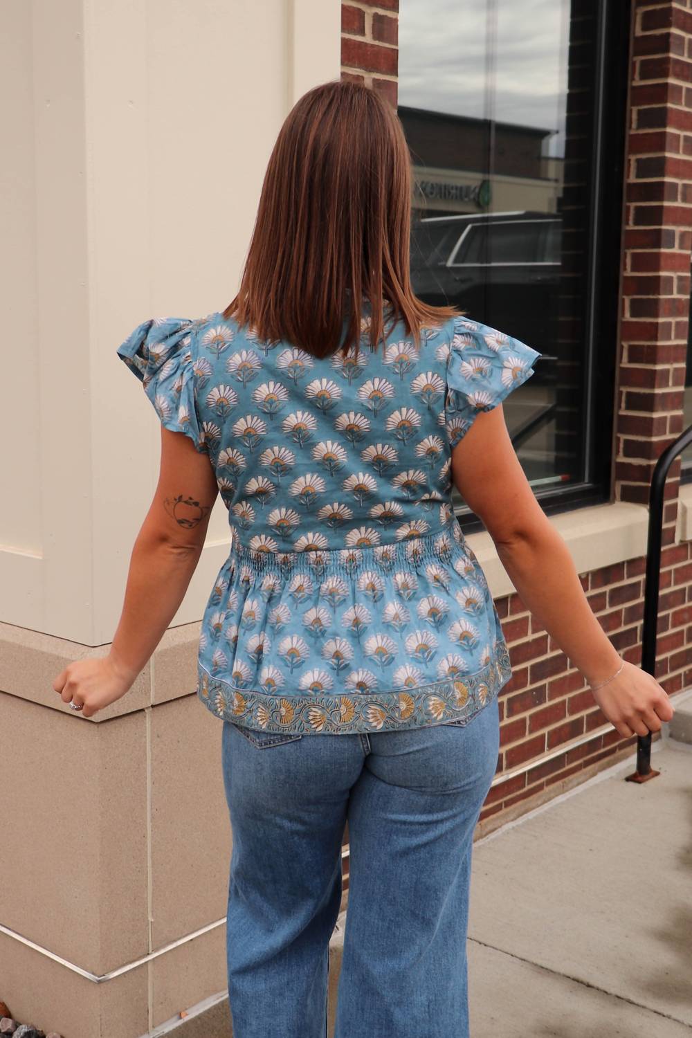 Victoria Dunn - Violet V-neck Blouse