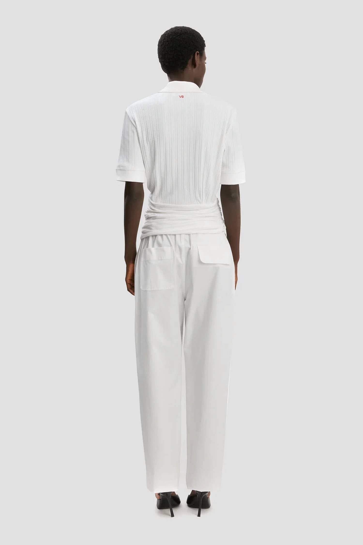 Victoria Beckham - Twist Detail Polo Top