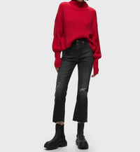 Closed - Hi-sun Skinny Flare Distressed Denim Jeans