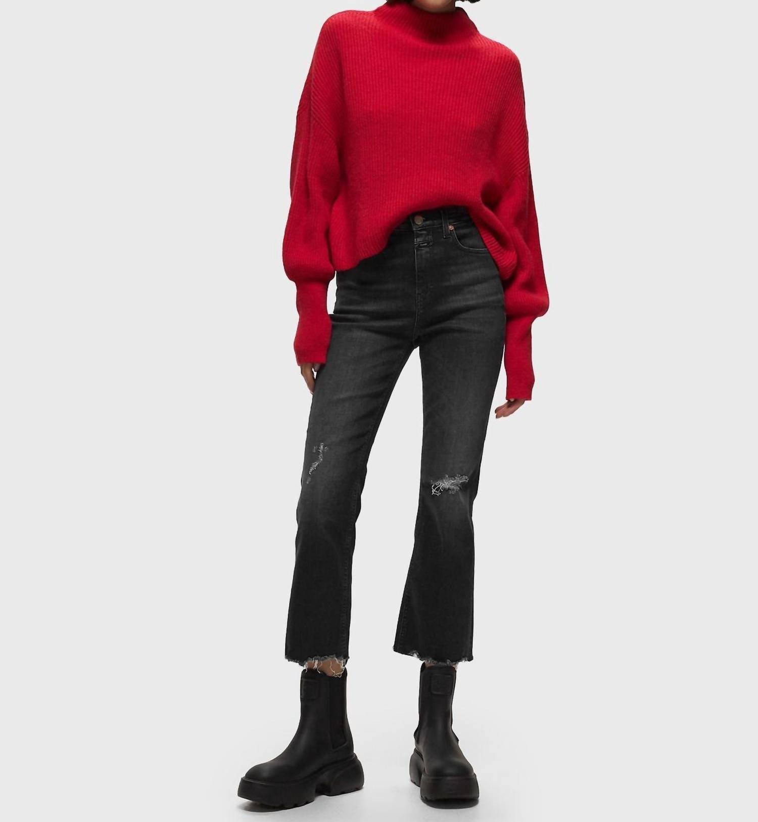 Closed - Hi-sun Skinny Flare Distressed Denim Jeans