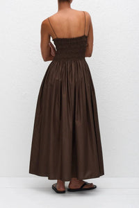 Matteau - Shirred Bodice Midi Dress