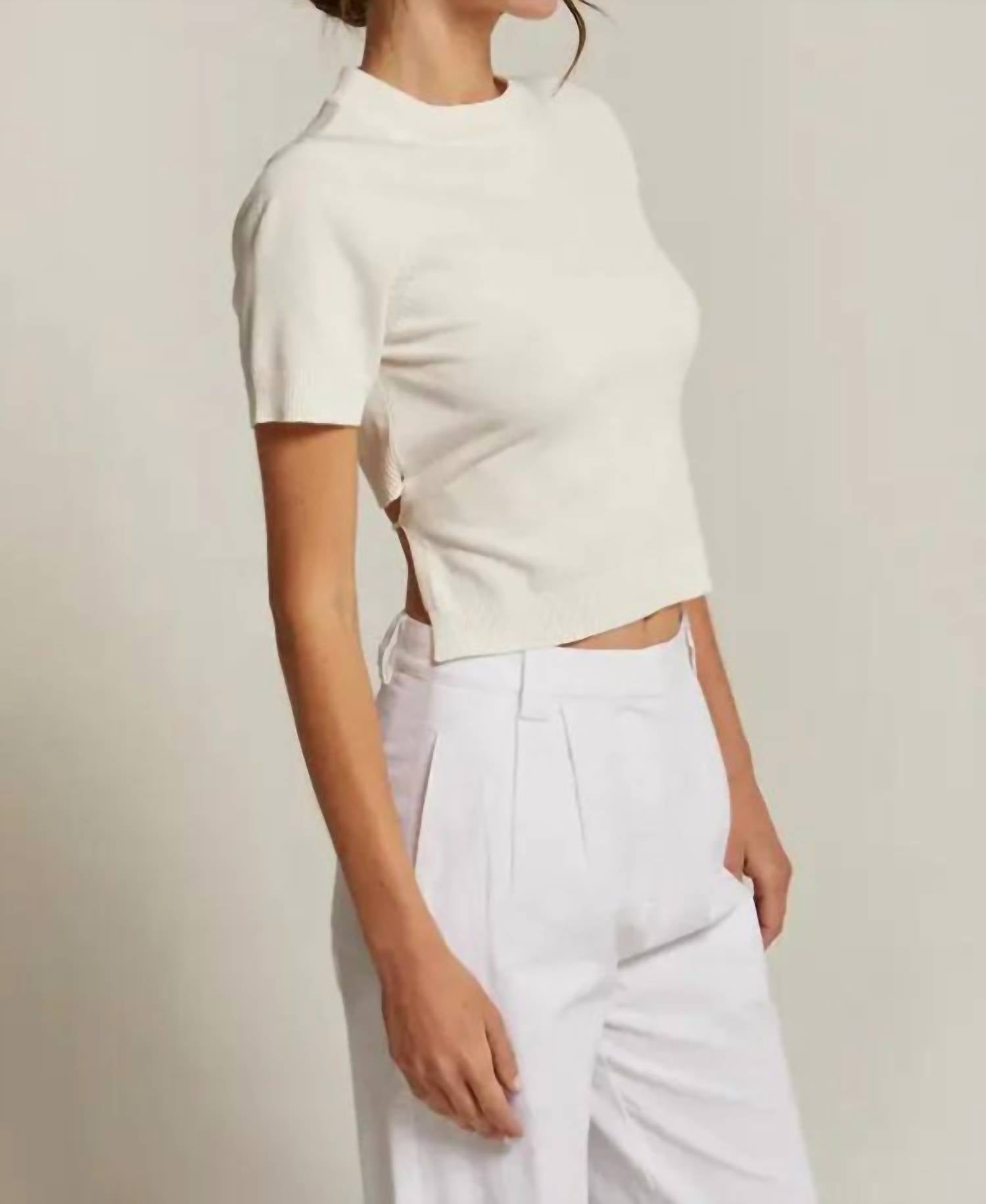 Mint Exclusives - Envie Tie Back Detail Top