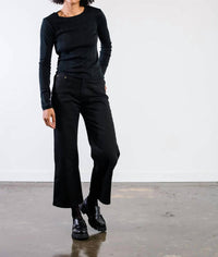 Able - Harper Pointelle Knit Top