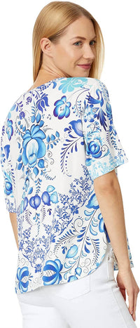Johnny Was - Farrow Oversized Cropped Tee