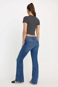 Good American - Good Low Rise Slim Bootcut Jeans