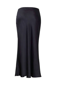 The Burgess Collection - Hadley Satin Midi Skirt