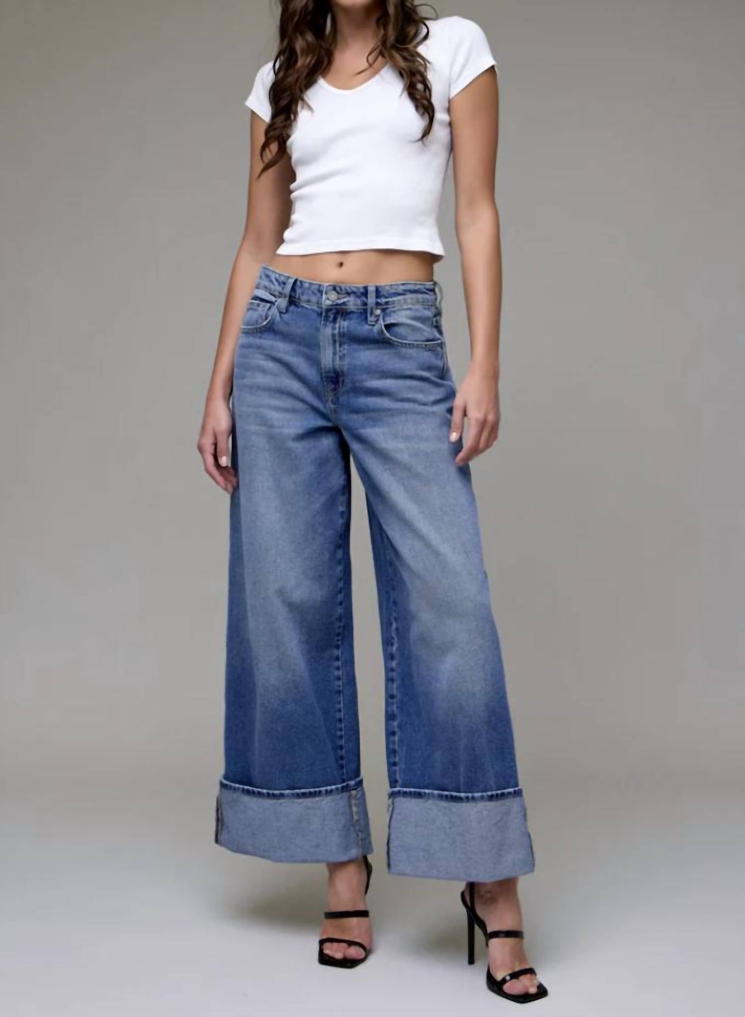 Hidden - Nori Wide Leg Jeans