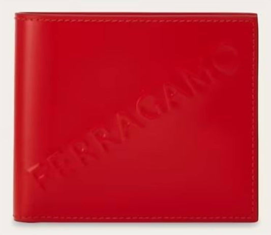Salvatore Ferragamo - Men's Embossed Logo Leather Bifold Wallet