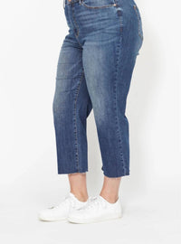Judy Blue - Women's Kimi Crop Wide Leg Jeans