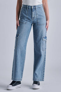 Hidden - Logan High Waist Wide Leg Dad Jeans