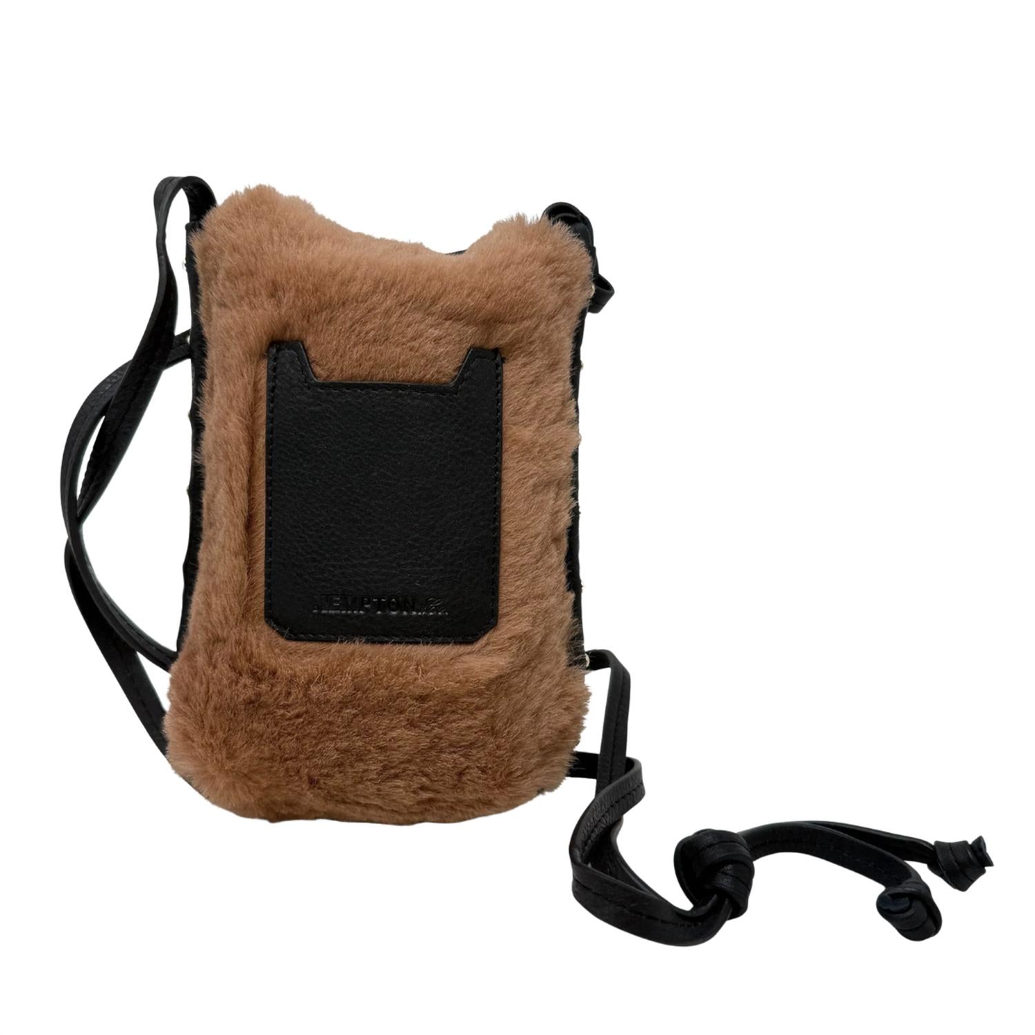 Kempton & Co. - Shearling Mini Sling Phone Crossbody Bag