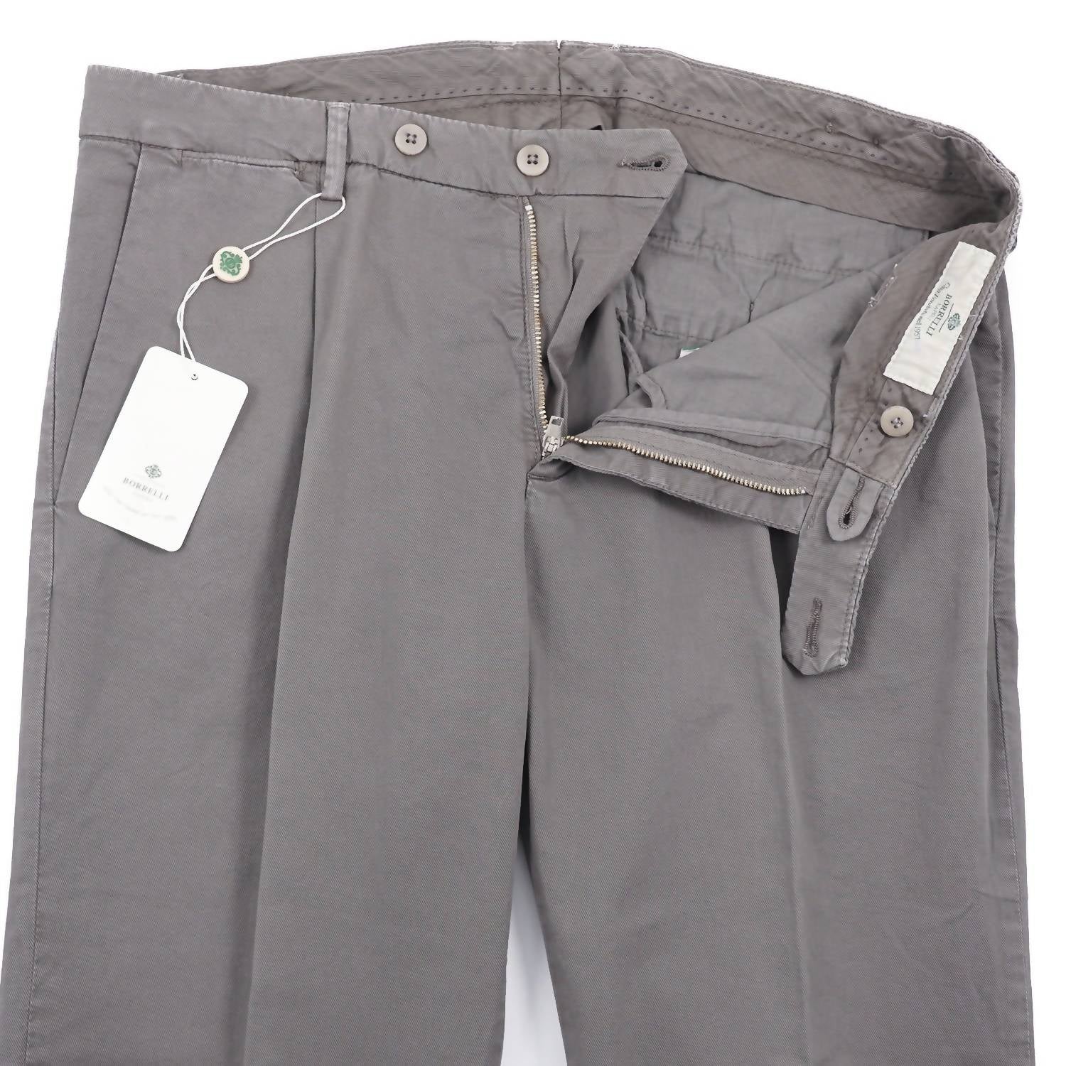 Luigi Borrelli Napoli - Men's Slim-fit Cotton Pants