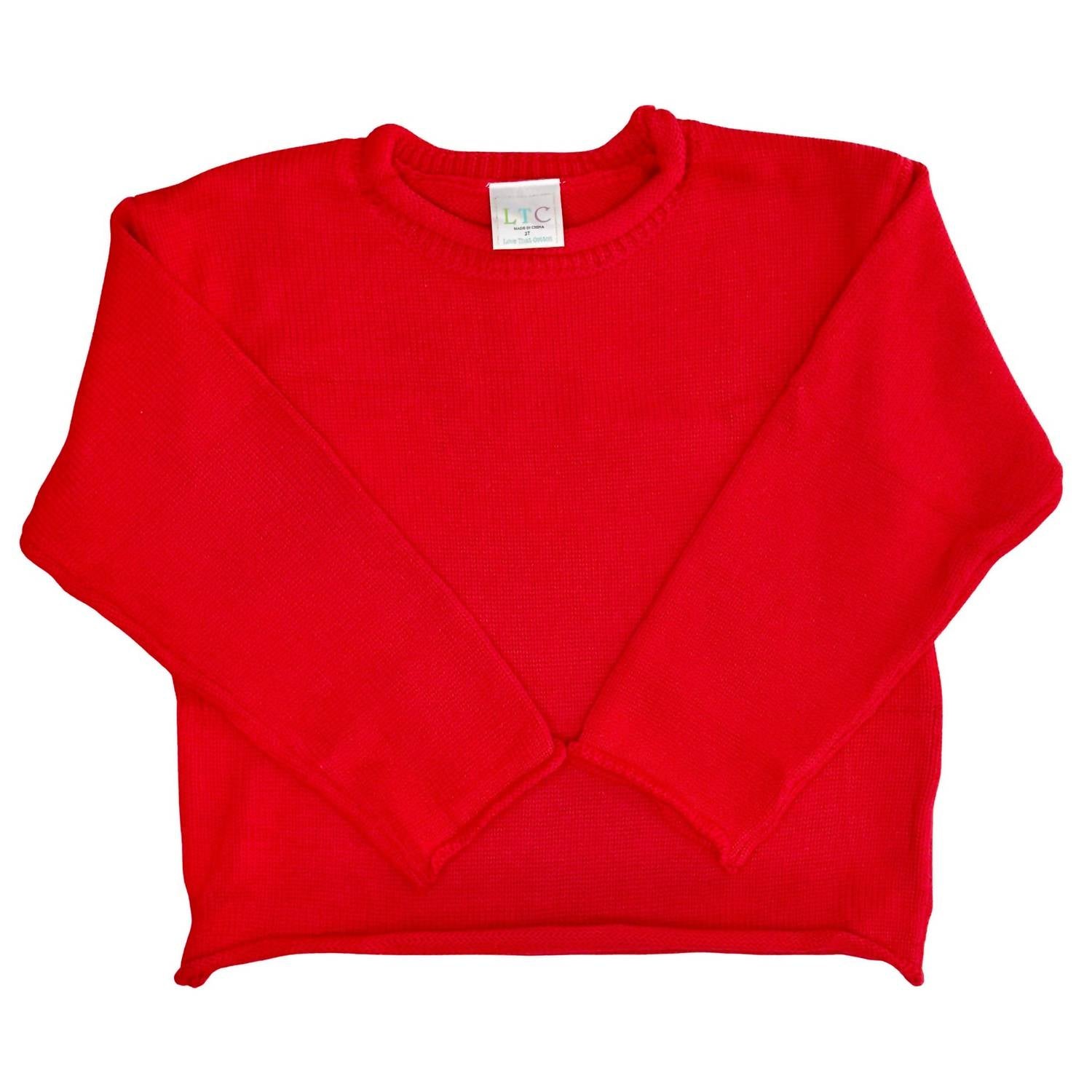 Love That Cotton - Kid's Roll Neck Sweater