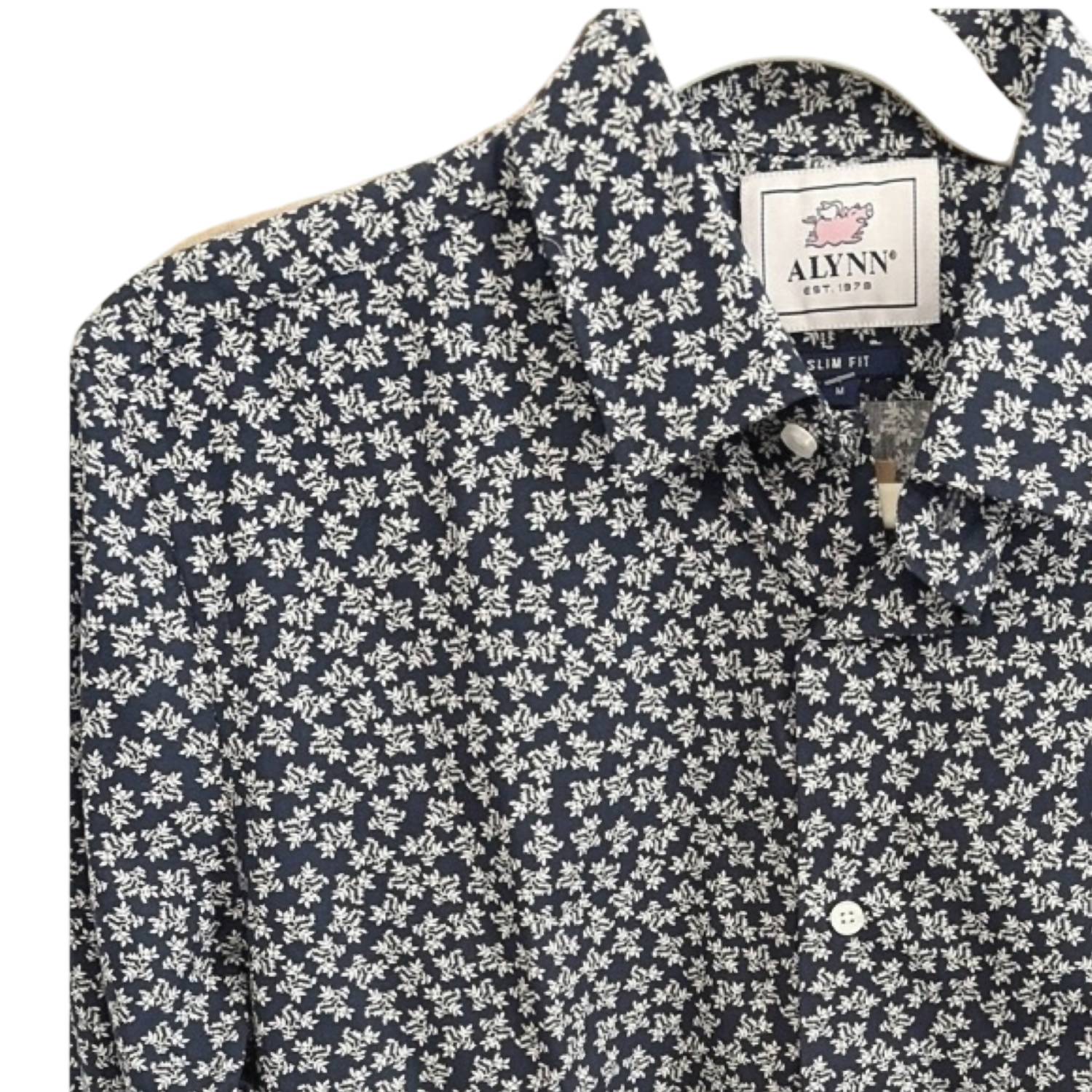 Alynn - Men's Brooks Untuckable Slim Fit Dress Shirt