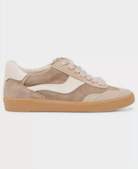 Dolce Vita Women's Notice Suede Lace-up Sneakers in dark taupe - women's sneaker