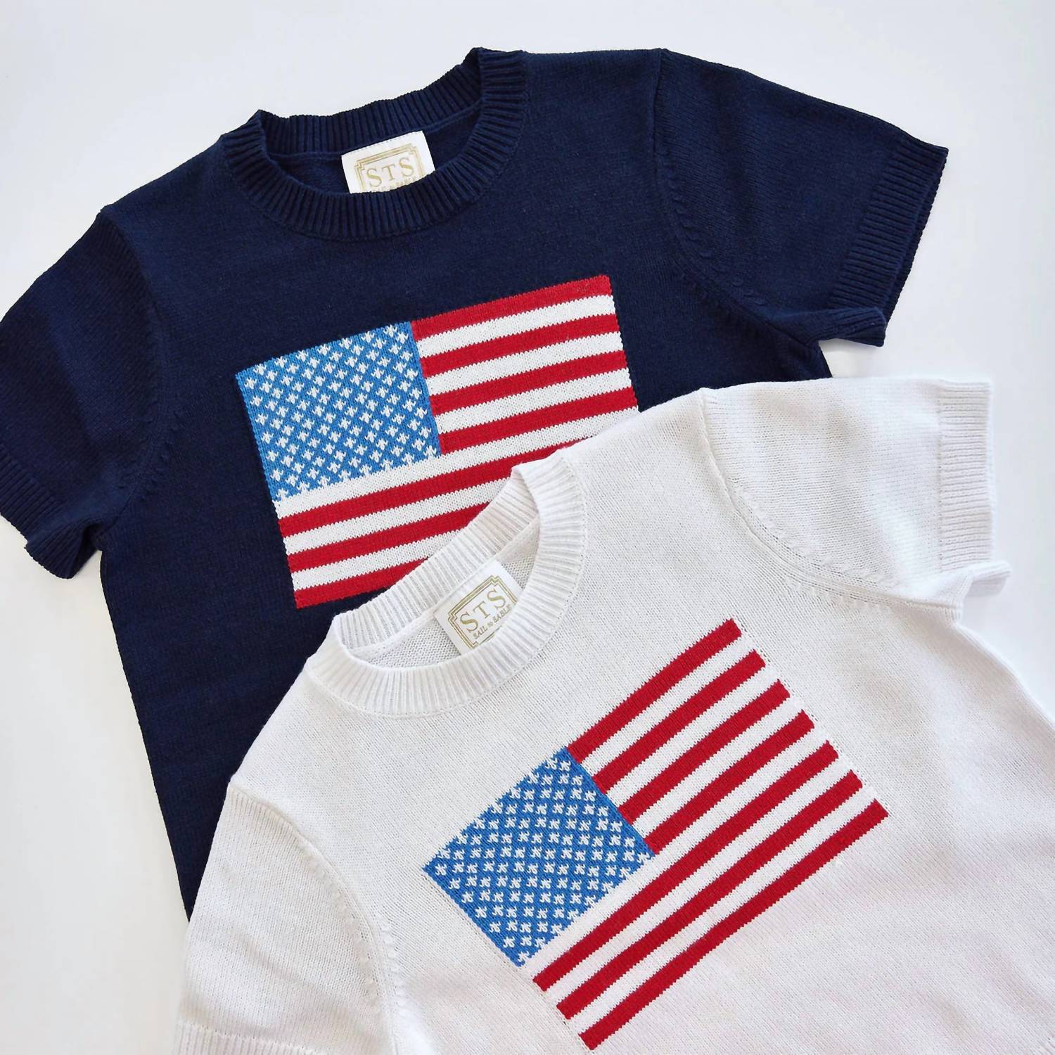 Sail To Sable - Short Sleeve Flag Sweater
