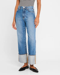 Veronica Beard - Dylan High Rise Straight Jeans