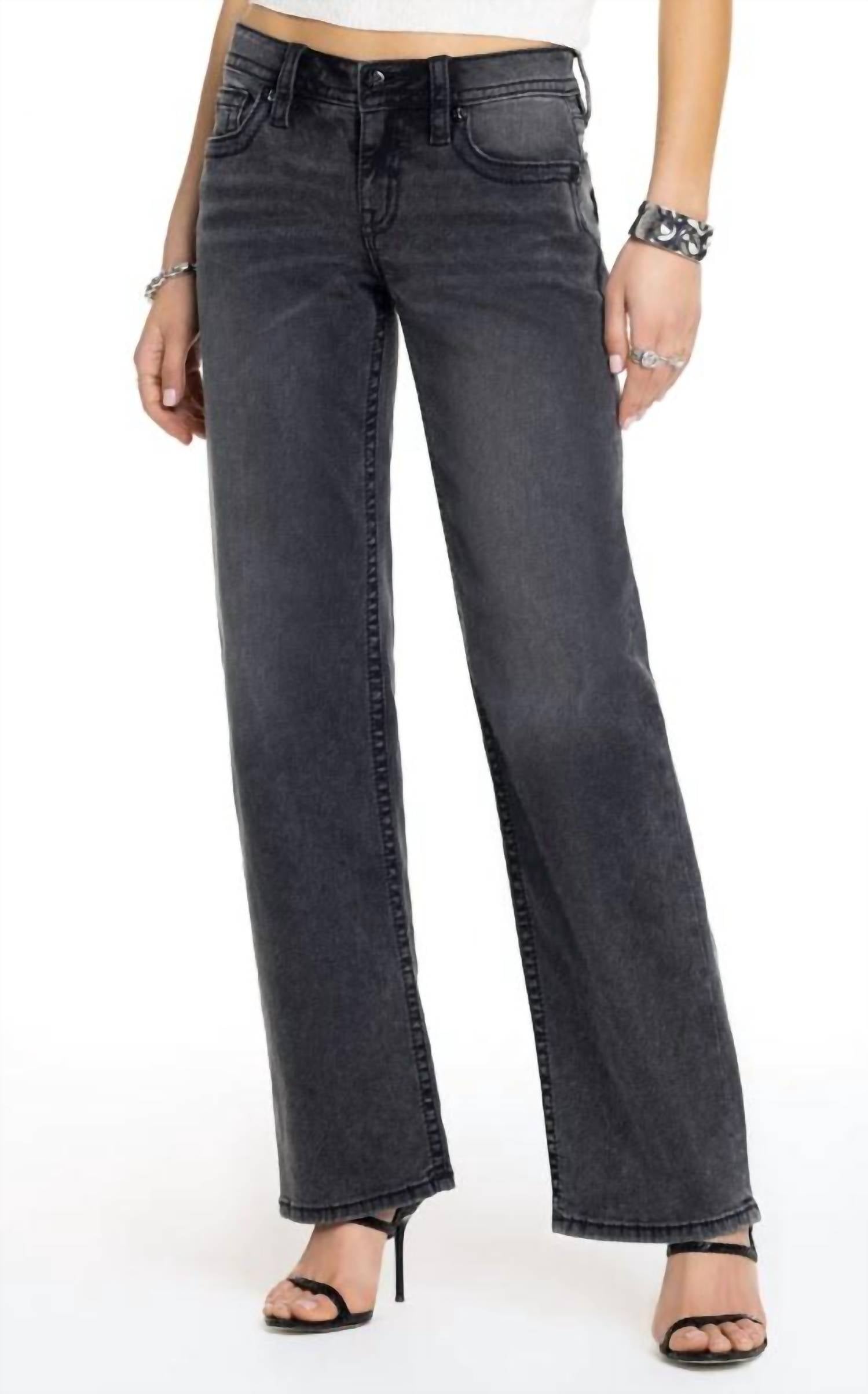 Miss Me - Low Rise Wide Leg Jeans
