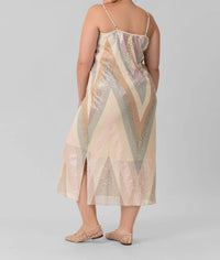 -Bl^Nk- - Nurayda V-neck Maxi Dress - Plus