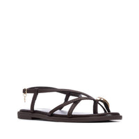 Xti Women's Strappy Sandals in brown - women's sandal