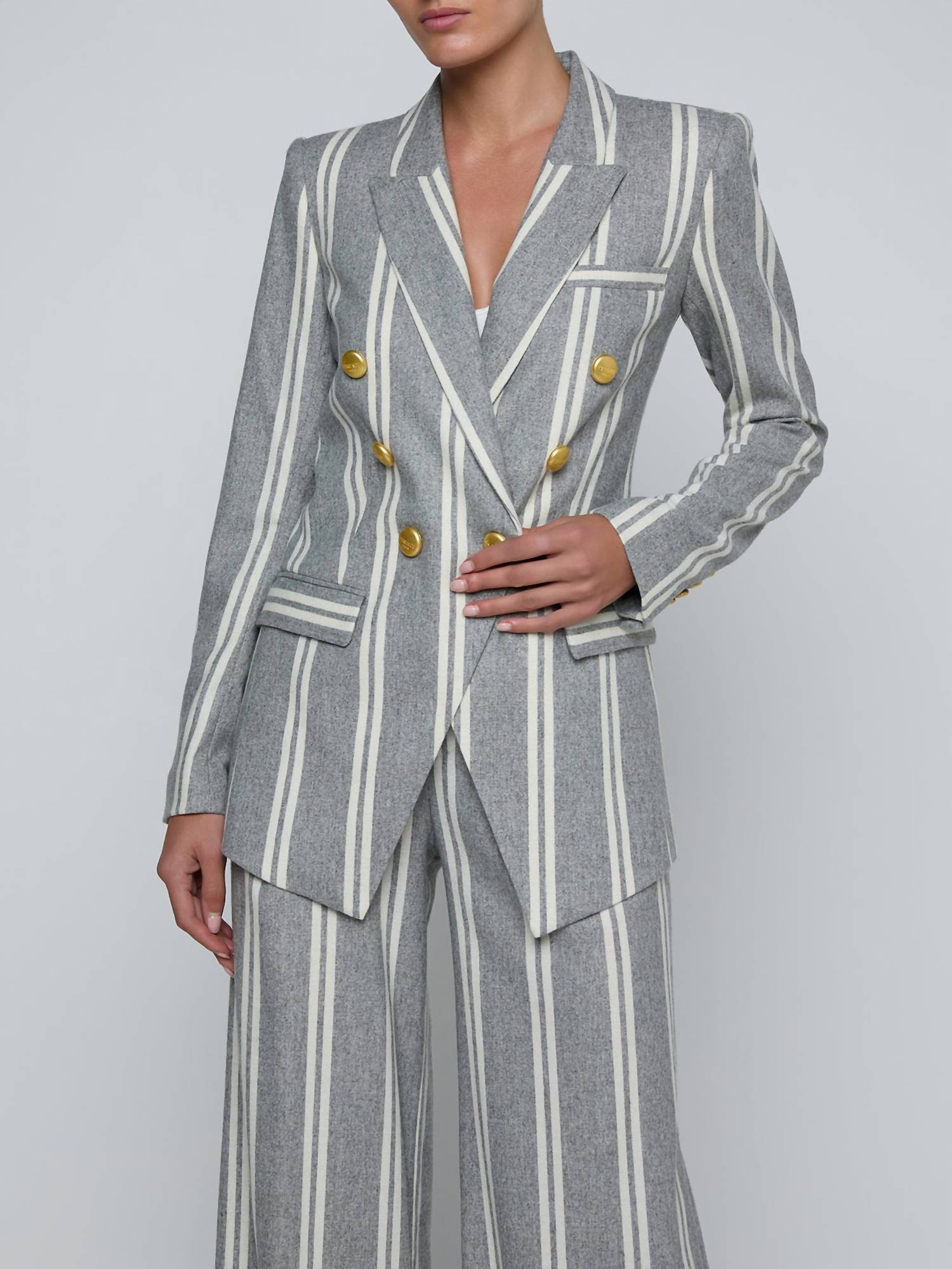 L'Agence - Kendi Double-breasted Blazer