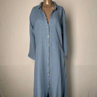 Road To Nowhere - Women's Puglia Linen Maxi Dress