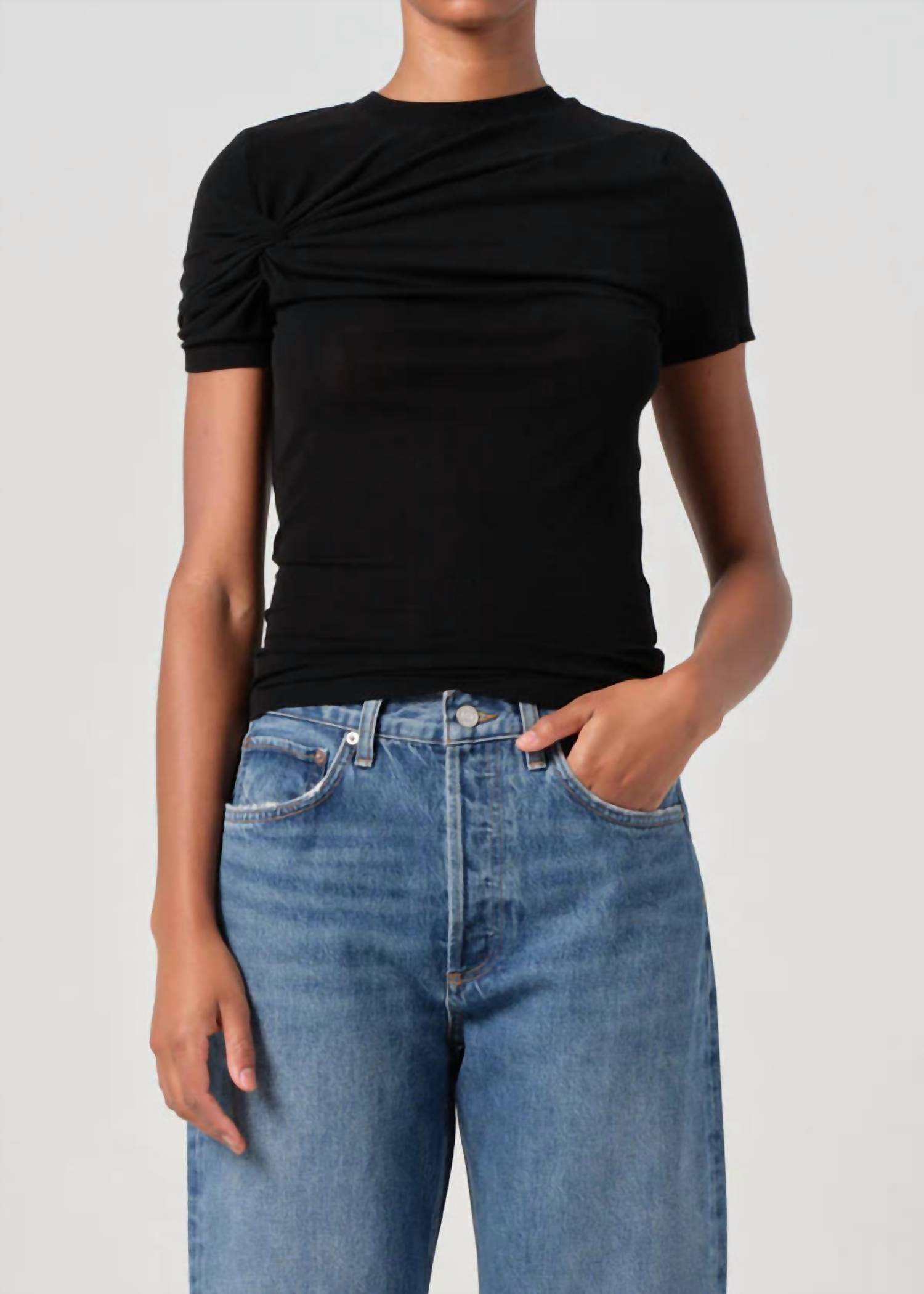 Agolde - Lissa Crew Short Sleeve Top