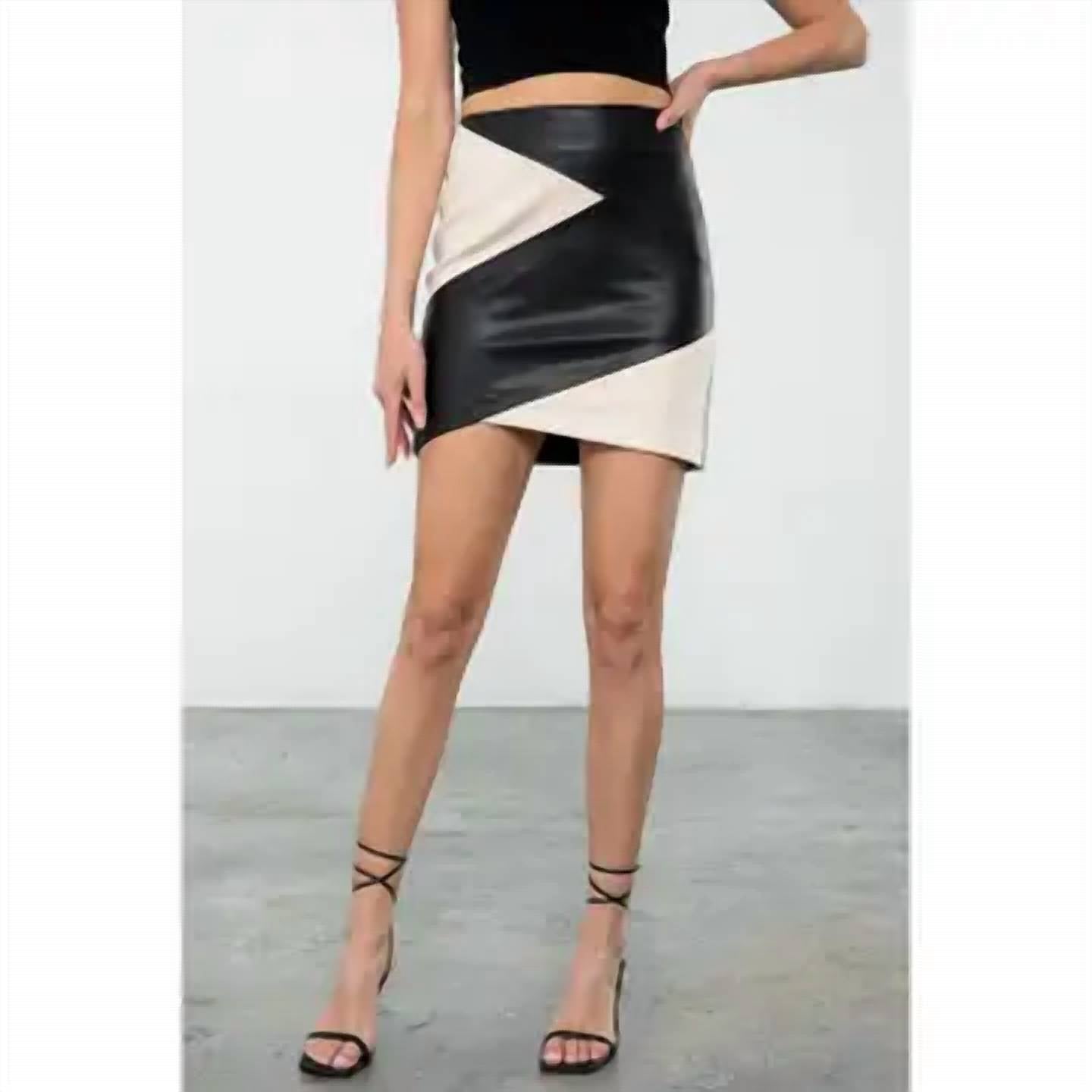 Thml - Monochrome Edge Skirt