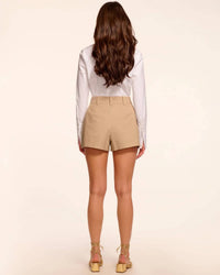Ramy Brook - Canvas Hilary High Waist Shorts