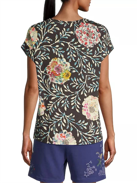 Floral Kashim Relaxed Tee