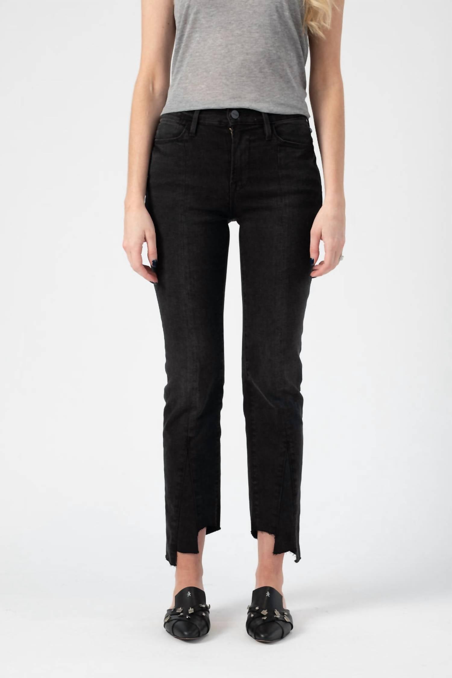 Frame - Le High Straight Front Triangle Gusset Jeans