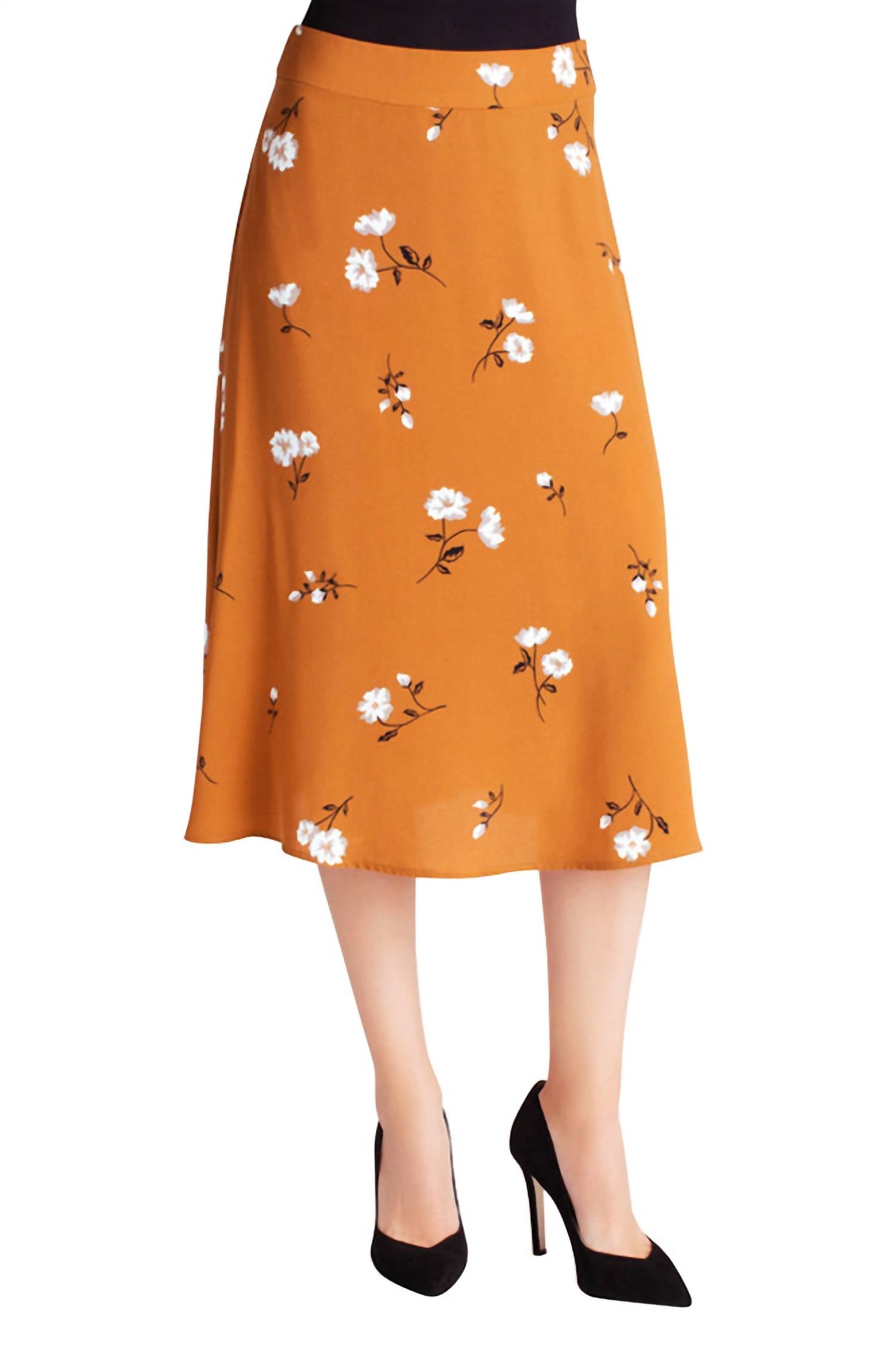 Kensie - Midi Woven Skirt