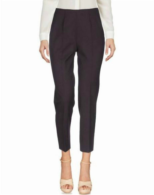 Piazza Sempione - Wool Straight Leg Ankle Crop Pant