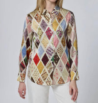 Lingua Franca - Emerson Button Up Top