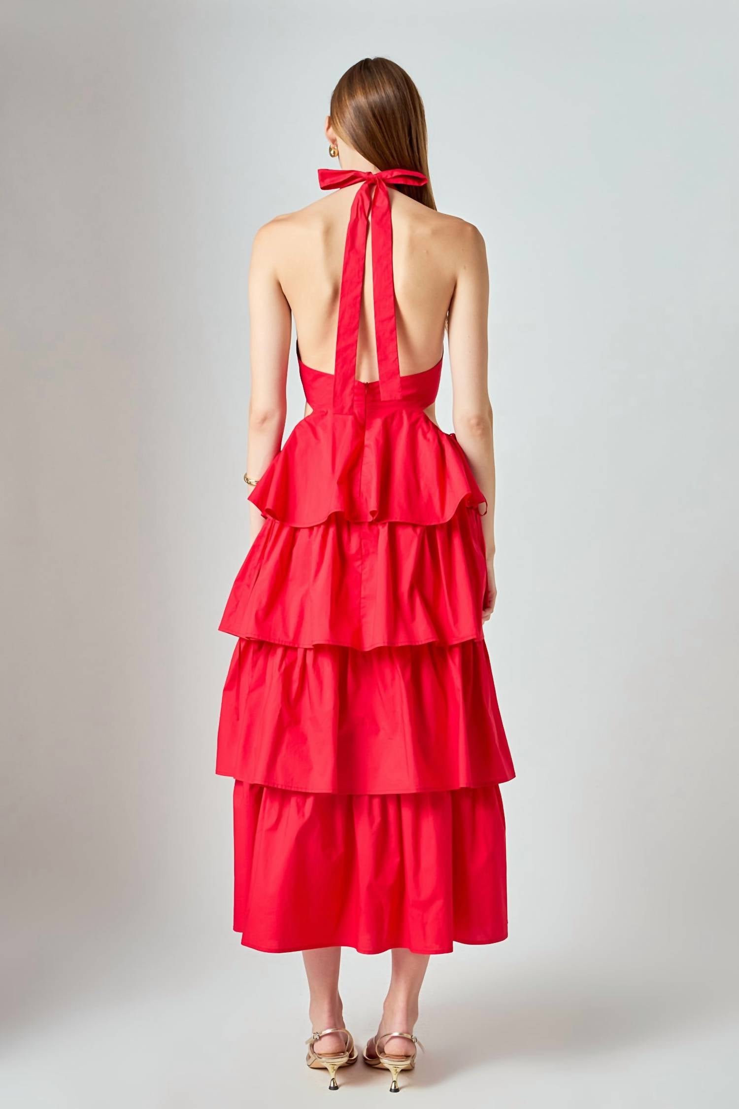 Endless Rose - Cherry Backless Dress