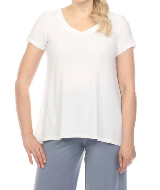 Joseph Ribkoff - LOOSE FIT V-NECK TOP