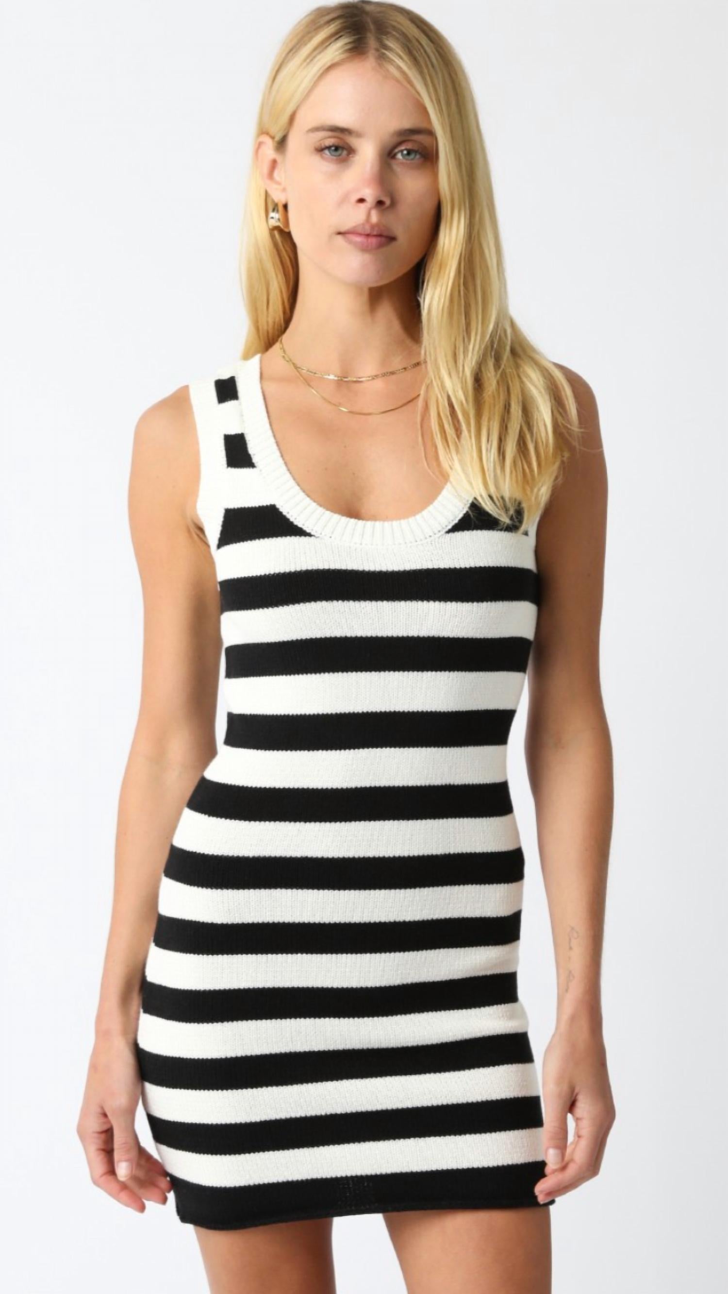 Olivaceous - Liliana Knit Tank Dress
