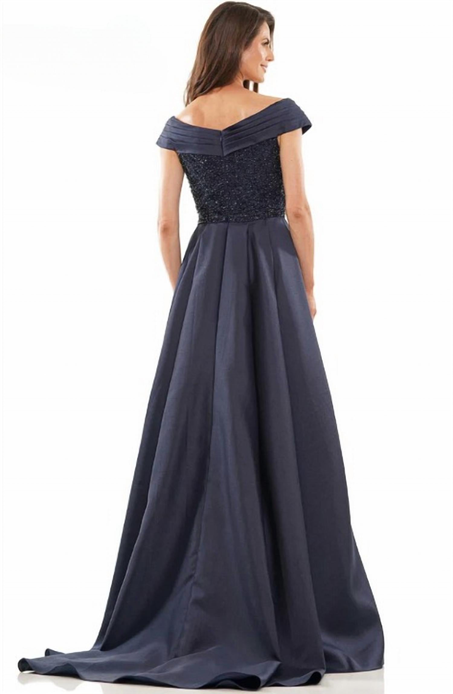 Colors Dress - Beaded Bodice Gown