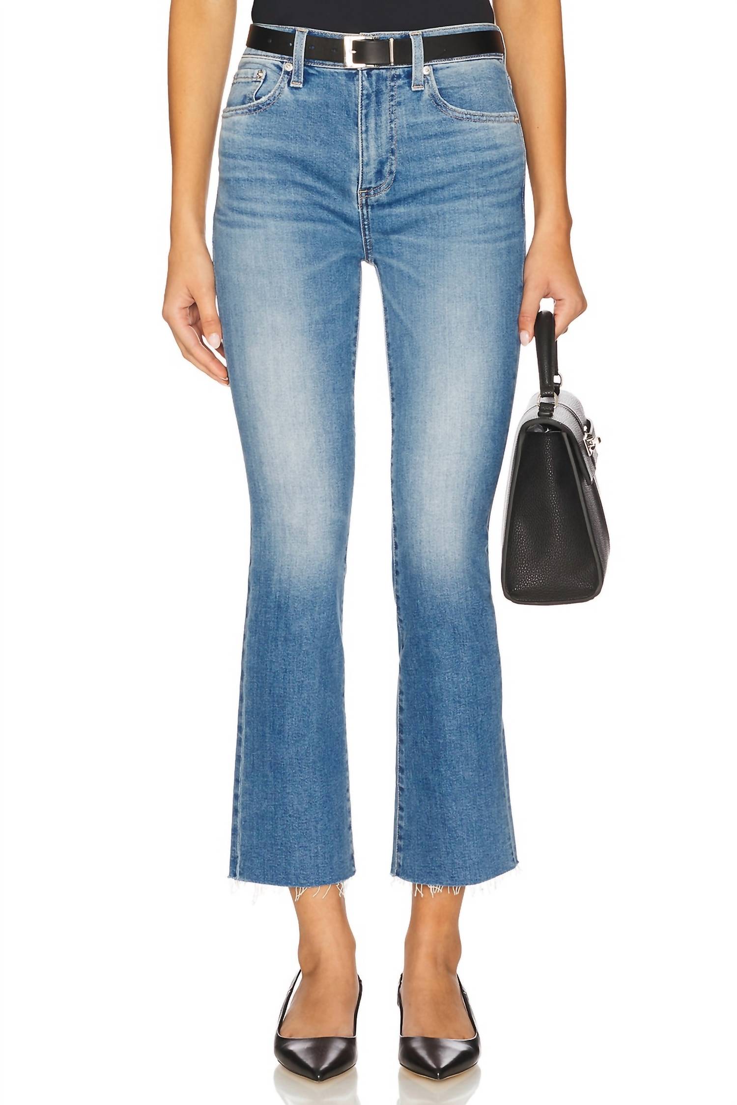 PISTOLA Lennon High Rise Crop Boot Jeans in ami 4 - women's jeans