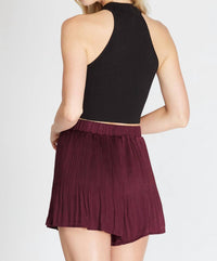 She + Sky - Olivia Pleated Shorts